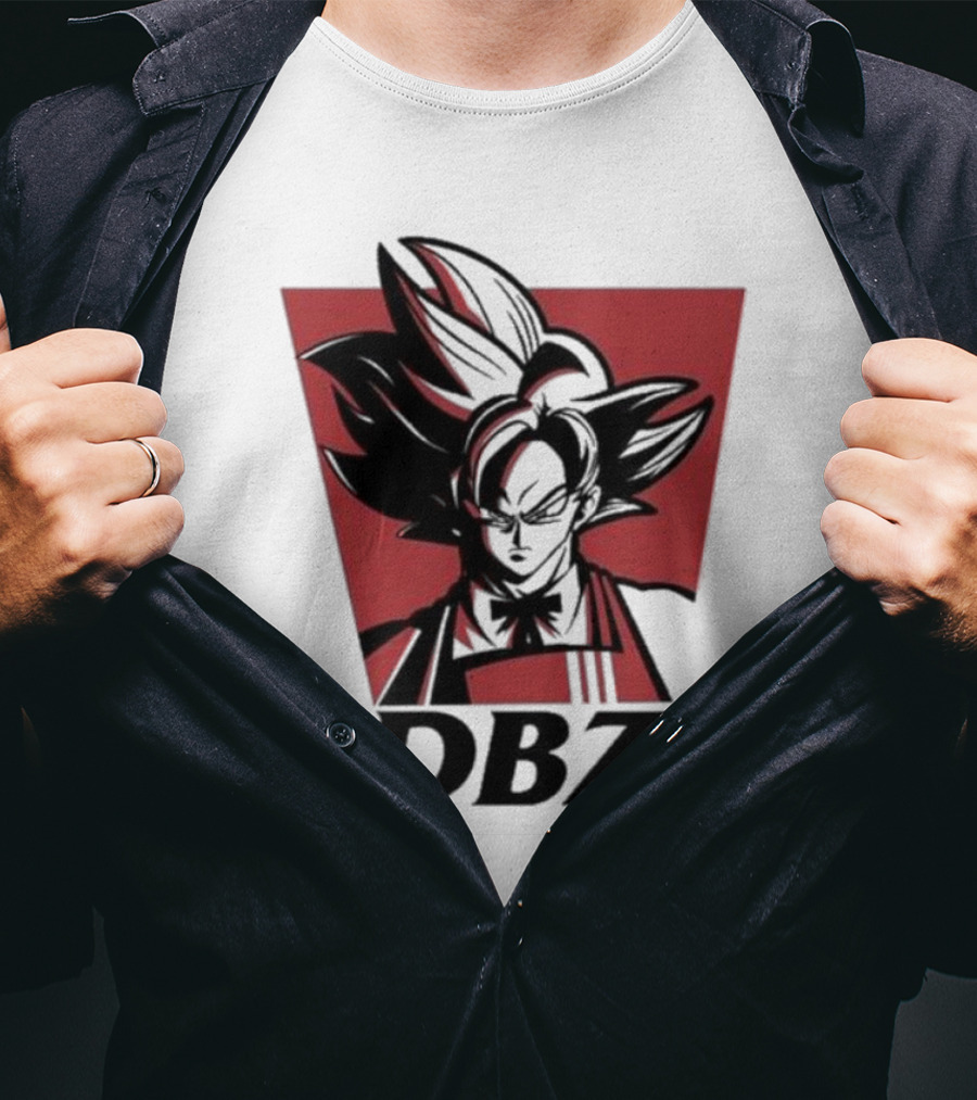 DBZ Kakarot Fried Chicken KFC Fusion T-Shirt