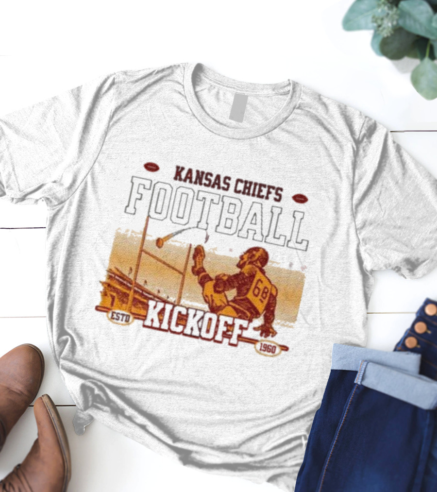 Kansas Chiefs Football Kickoff Vintage T-Shirt