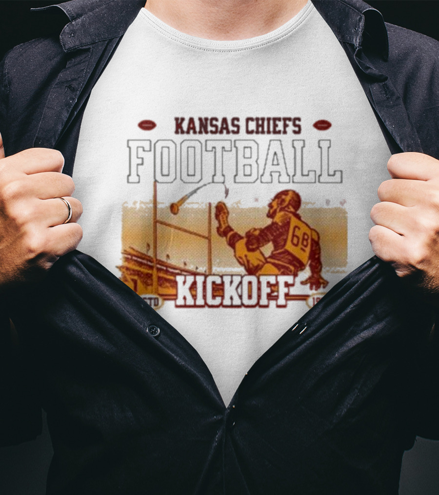 Kansas Chiefs Football Kickoff Vintage T-Shirt