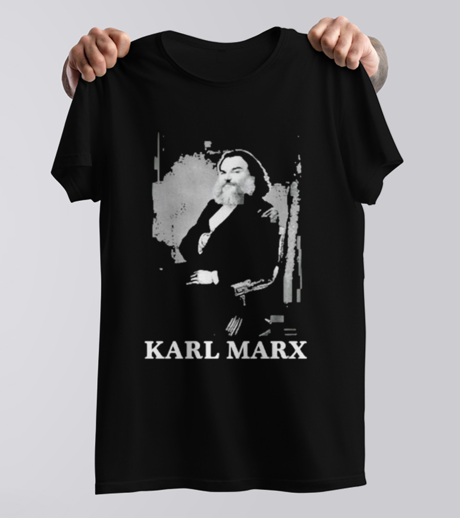 Karl Marx Jack Black Mashup T-Shirt