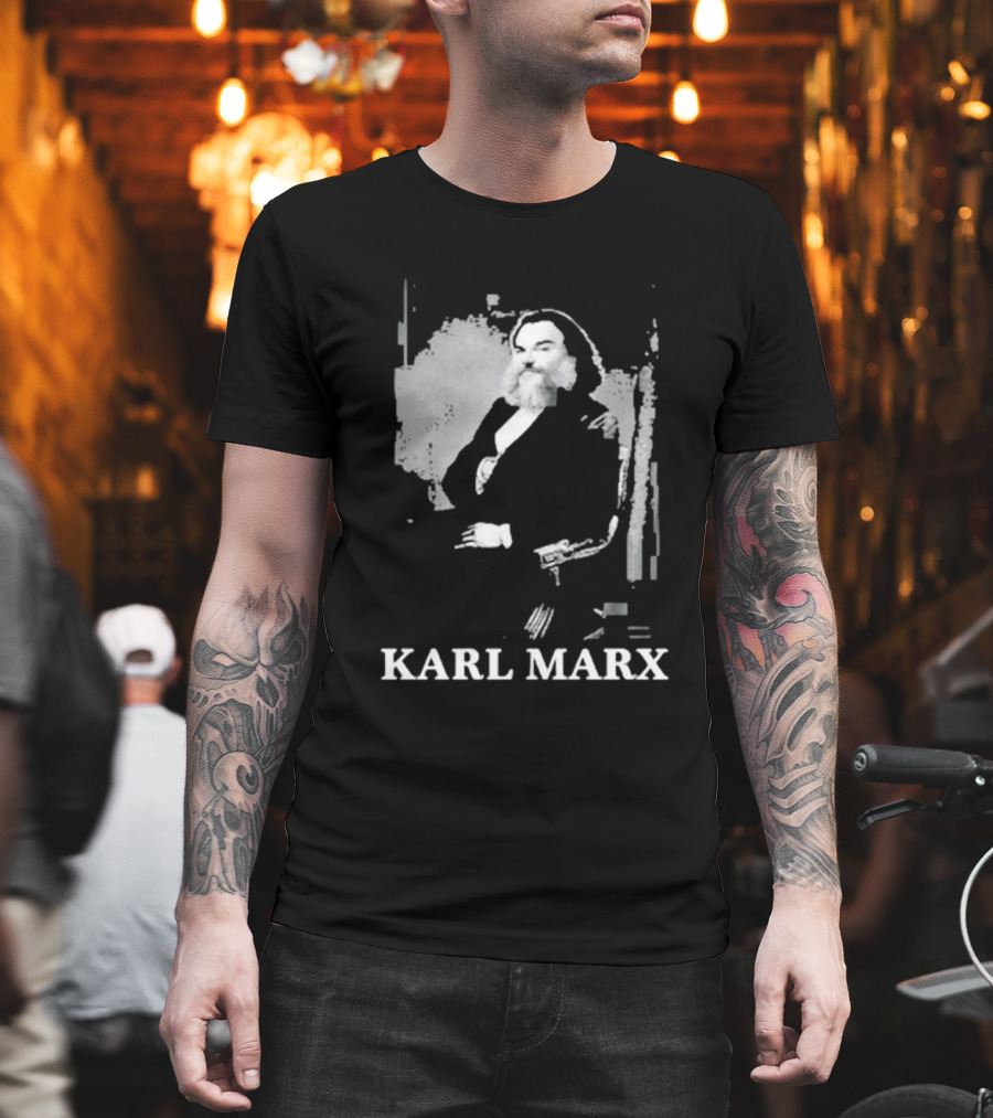 Karl Marx Jack Black Mashup T-Shirt