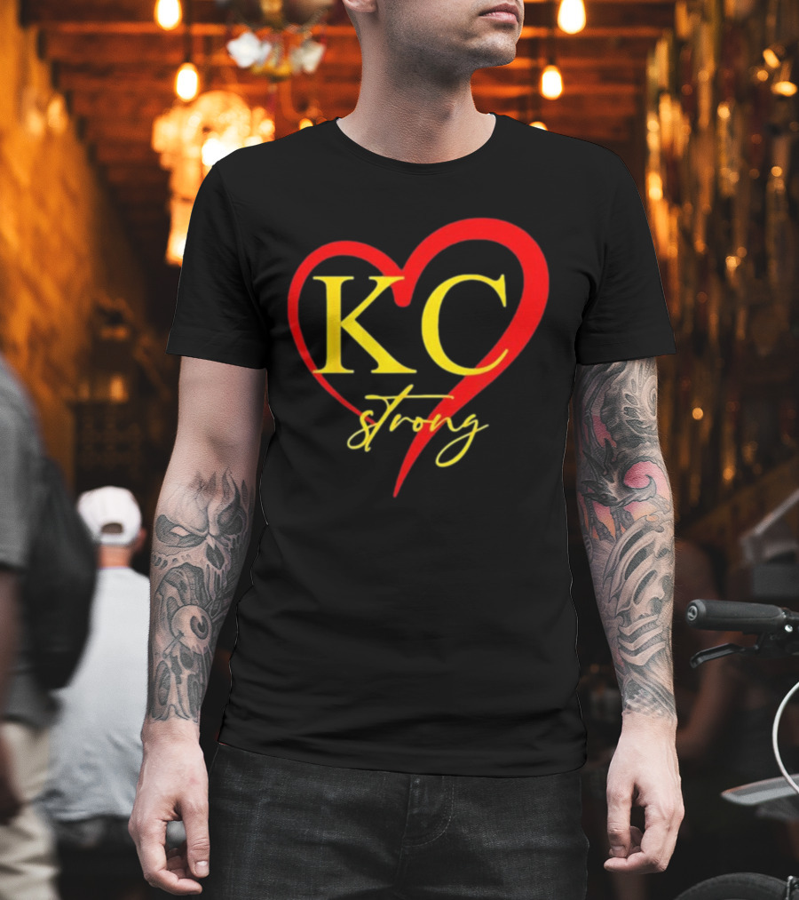 KC Strong Heart Design Kansas City Strong T-Shirt