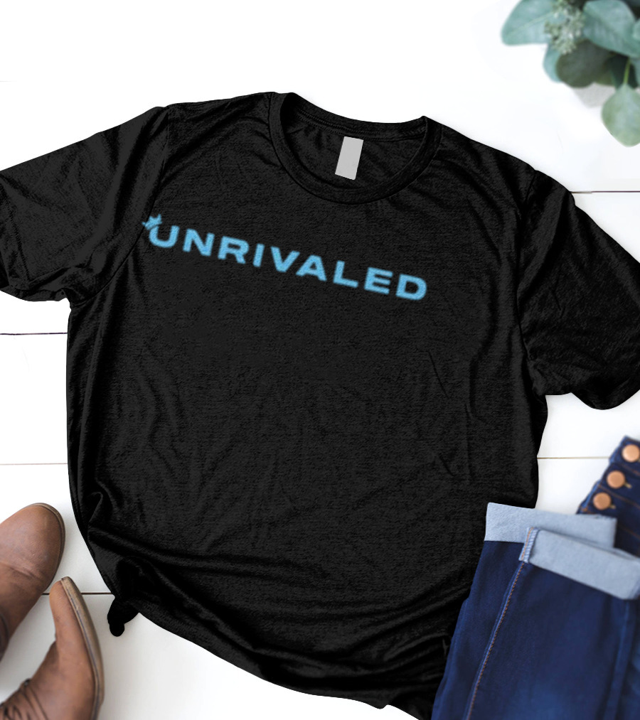 Unrivaled Blue Wordmark With Bird Element T-Shirt