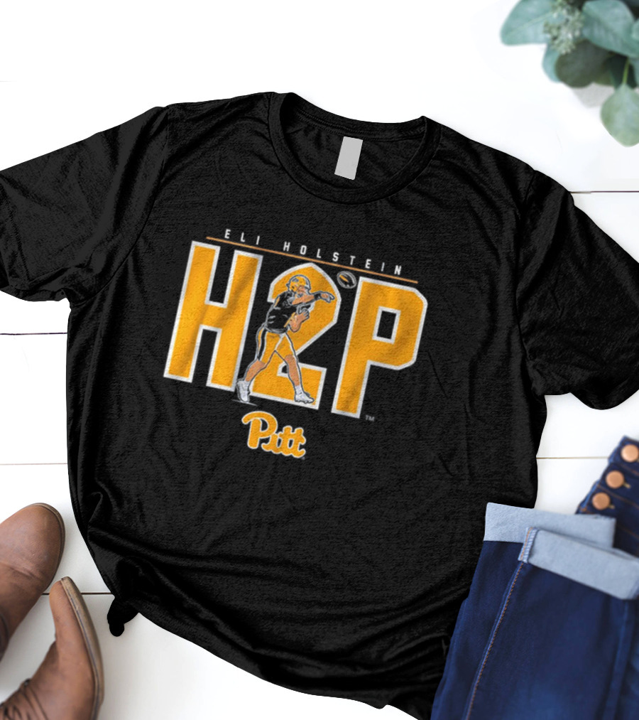 Eli Holstein H2P Pitt Panthers Football Quarterback T-Shirt