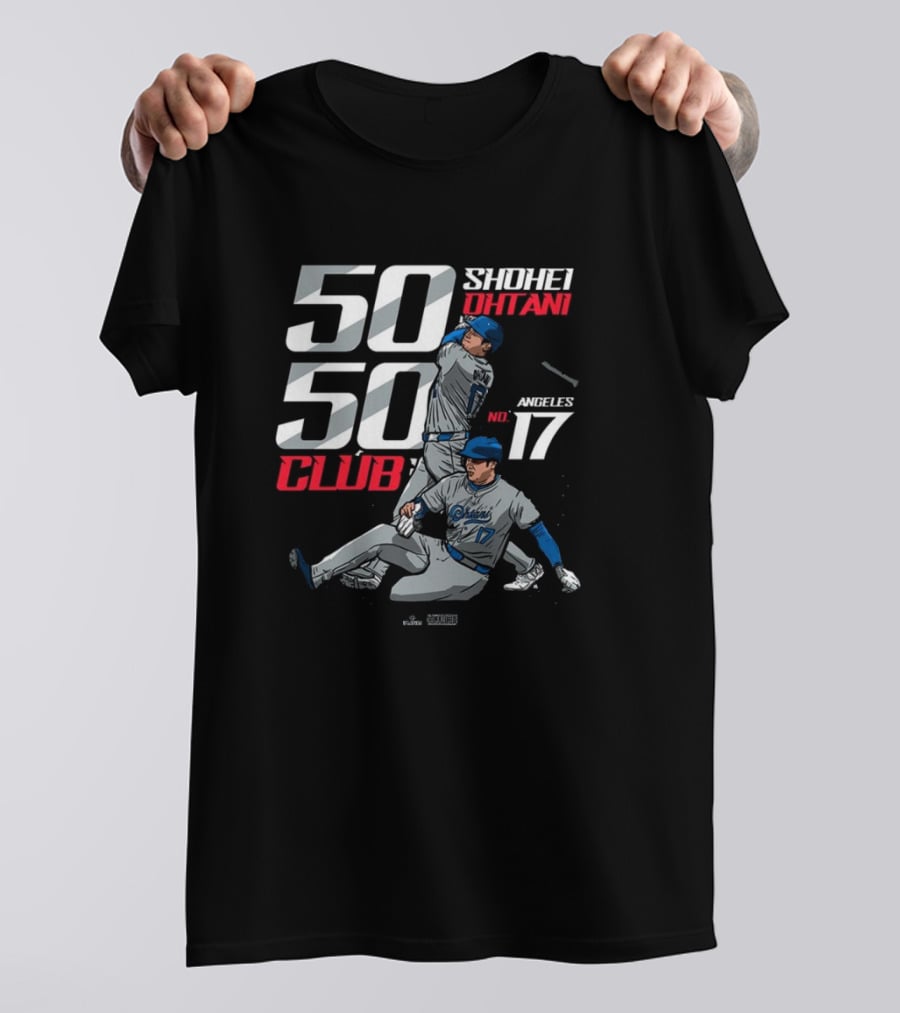 50 50 Club Shohei Ohtani Los Angeles No 17 T-Shirt
