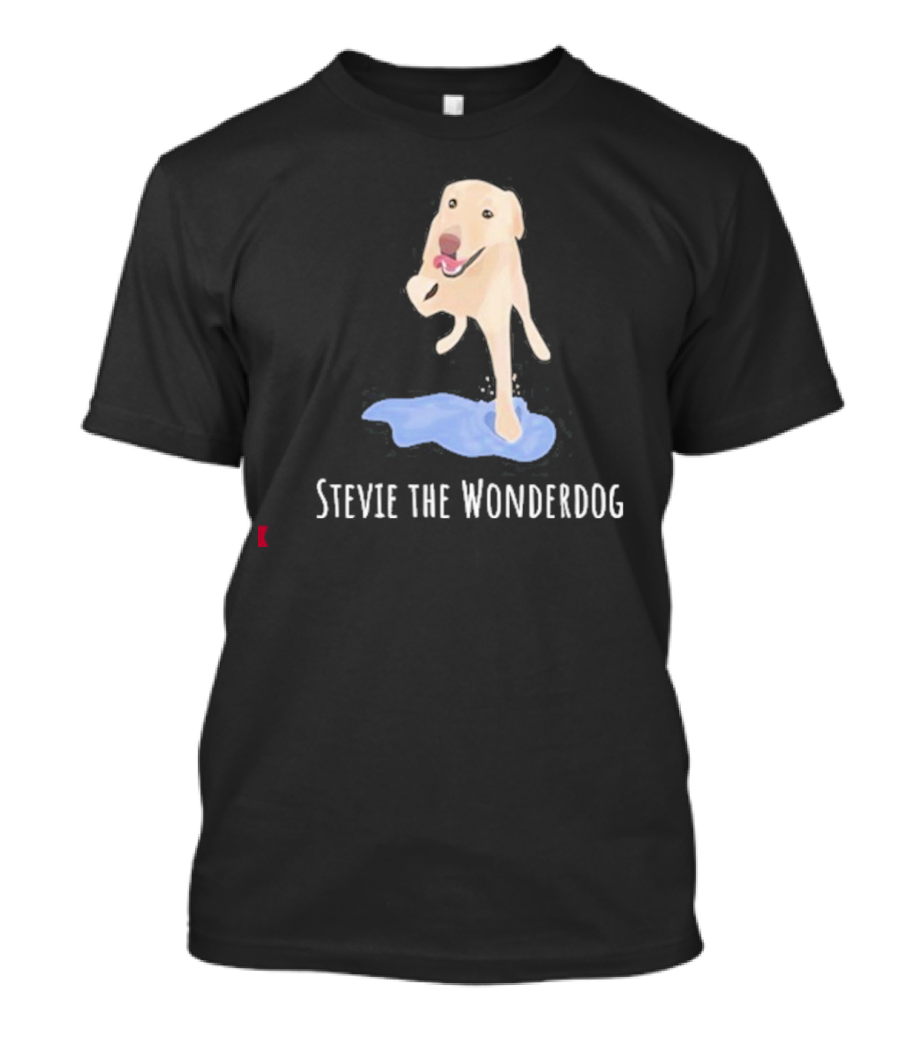 Stevie The Wonderdog Joyful Jump Over Water T-Shirt