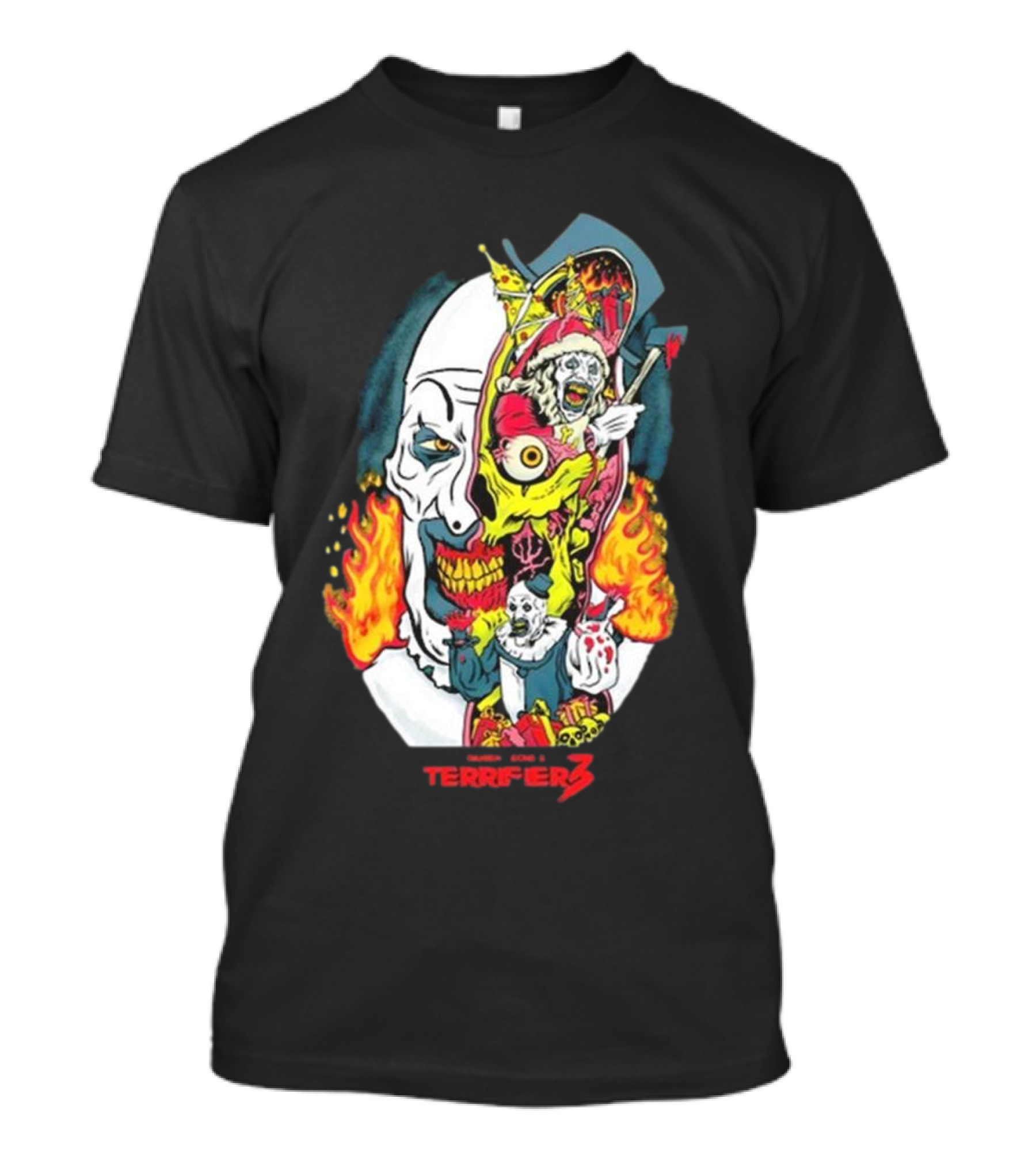 Terrifier 3 Terror Threads Season Of Slaughter Clown Horror T-Shirt