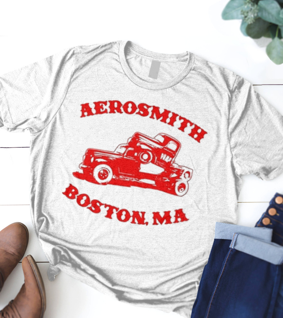 Aerosmith Boston MA Pump T-Shirt