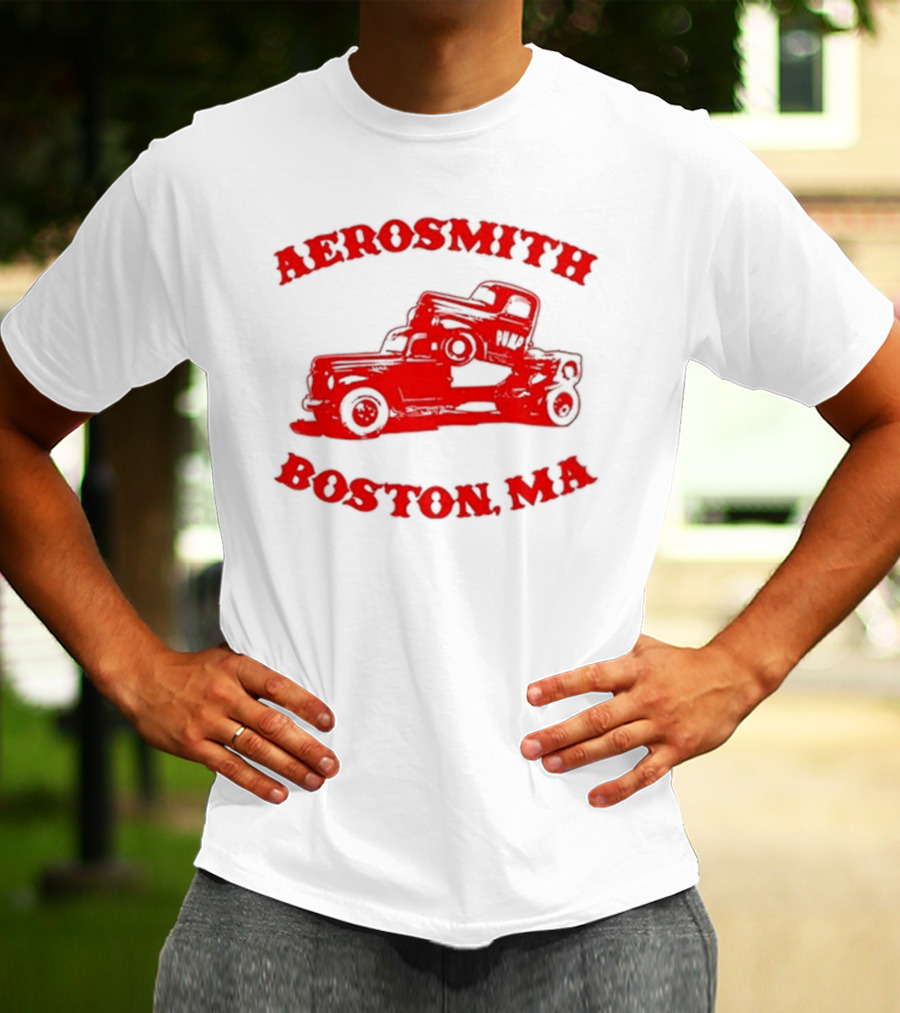 Aerosmith Boston MA Pump T-Shirt