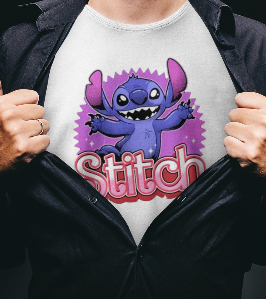 Stitch Alien Experiment 22 Fun Purple T-Shirt