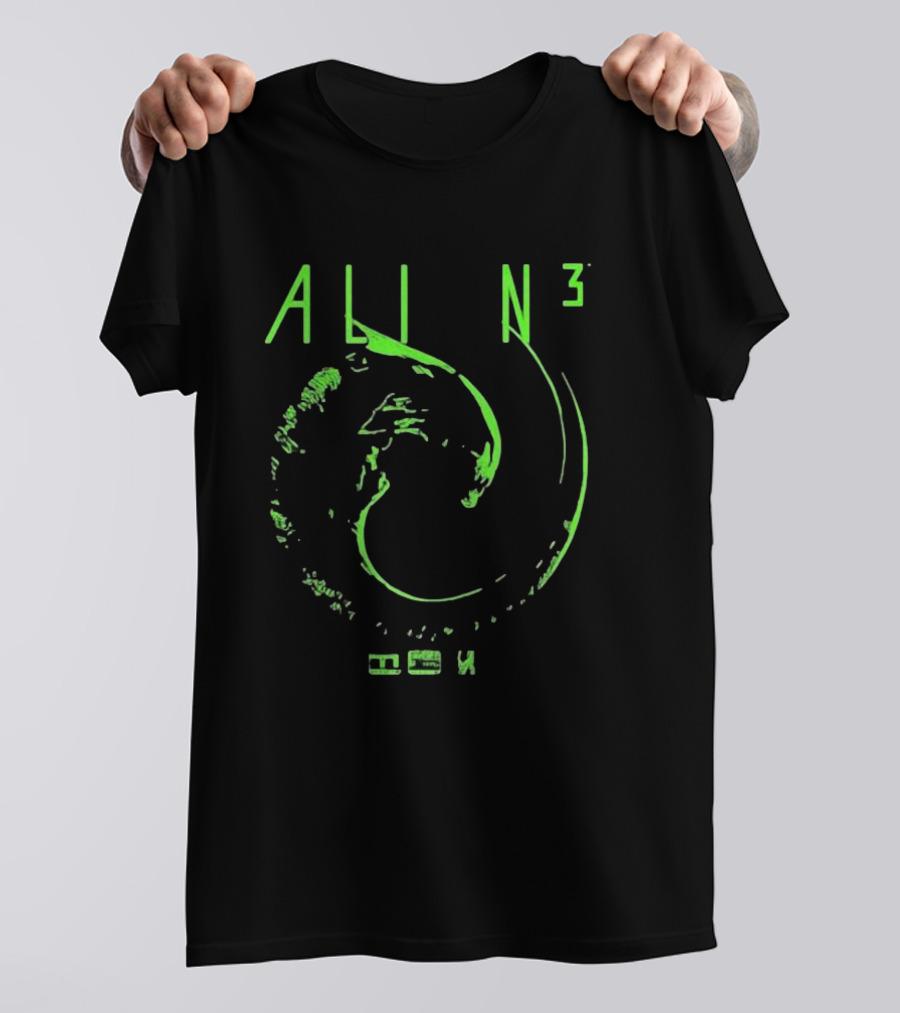 ALI N³ Green Creature Circle Iconic By Cope T-Shirt
