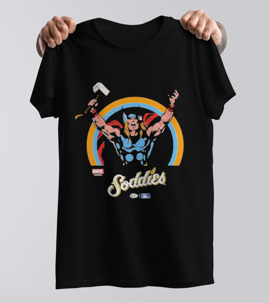 Amarillo Sod Poodles Marvel Soddies Thor T-Shirt