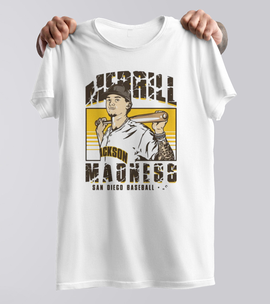 Jackson Merrill Madness San Diego Baseball T-Shirt