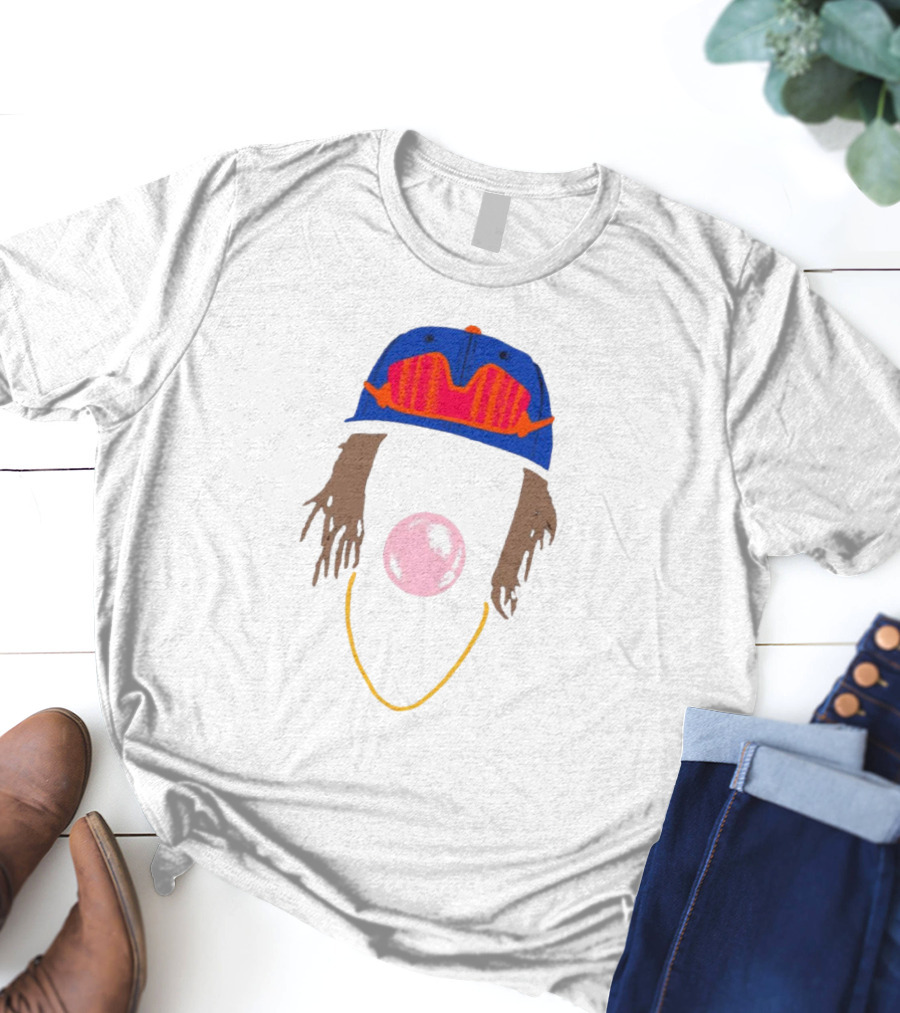 NY LA We Gotta Believe Styling With Cap And Bubblegum T-Shirt