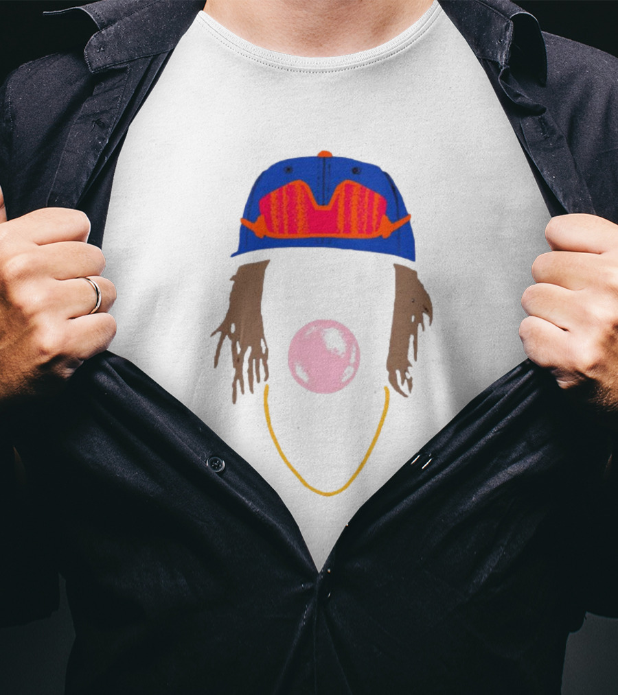 NY LA We Gotta Believe Styling With Cap And Bubblegum T-Shirt