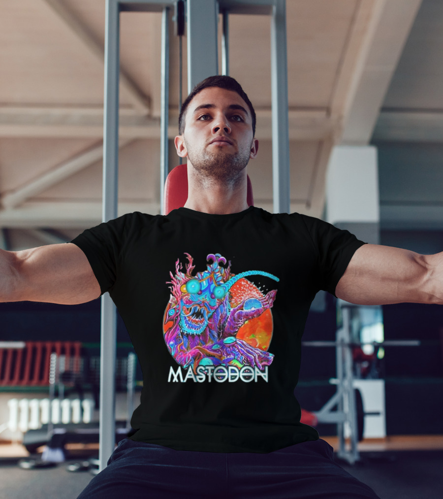 Mastodon Once More Round The Sun Colorful Creature T-Shirt
