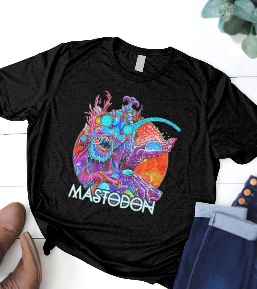 Mastodon Once More Round The Sun Colorful Creature T-Shirt