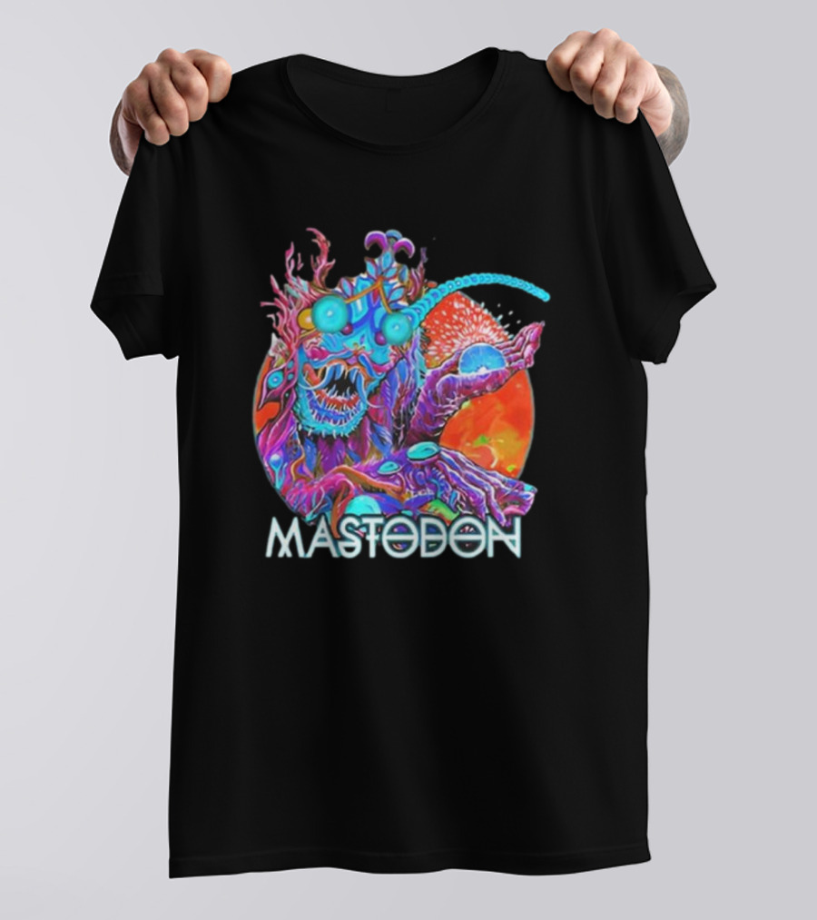 Mastodon Once More Round The Sun Colorful Creature T-Shirt