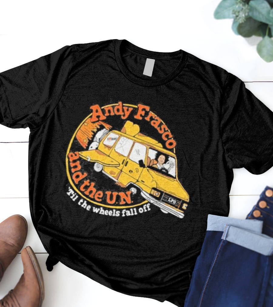 Andy Frasco And The U.N. 'Til The Wheels Fall Off Yellow Van Adventure T-Shirt