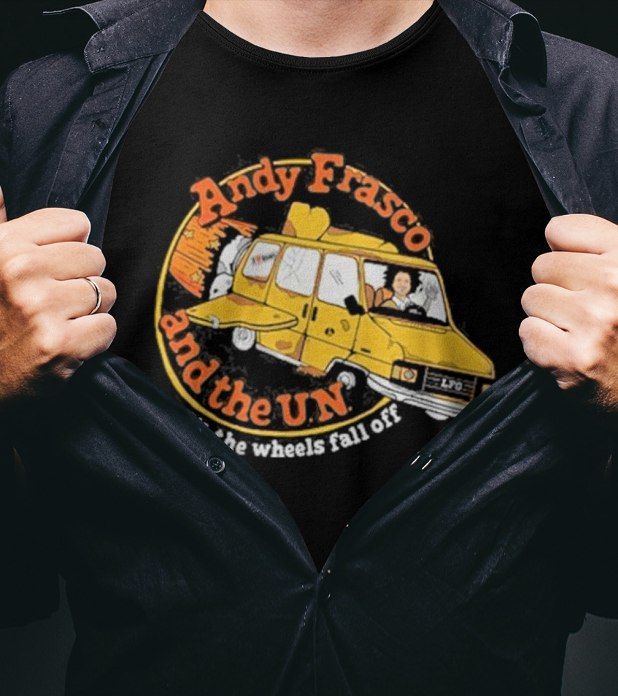 Andy Frasco And The U.N. 'Til The Wheels Fall Off Yellow Van Adventure T-Shirt