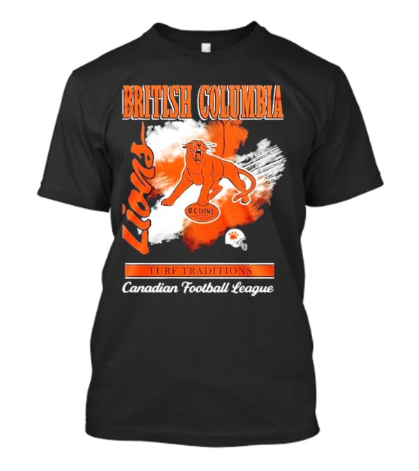 British Columbia Lions Turf Traditions Canadian Football League T-Shirt