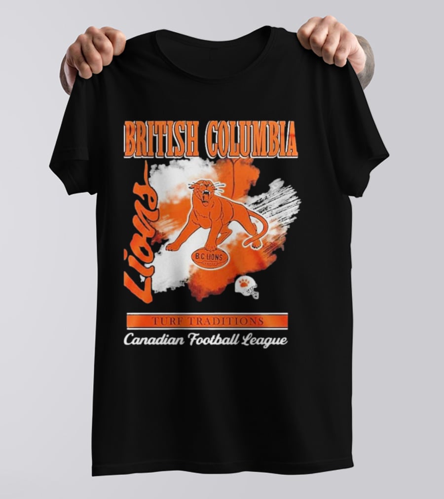 British Columbia Lions Turf Traditions Canadian Football League T-Shirt