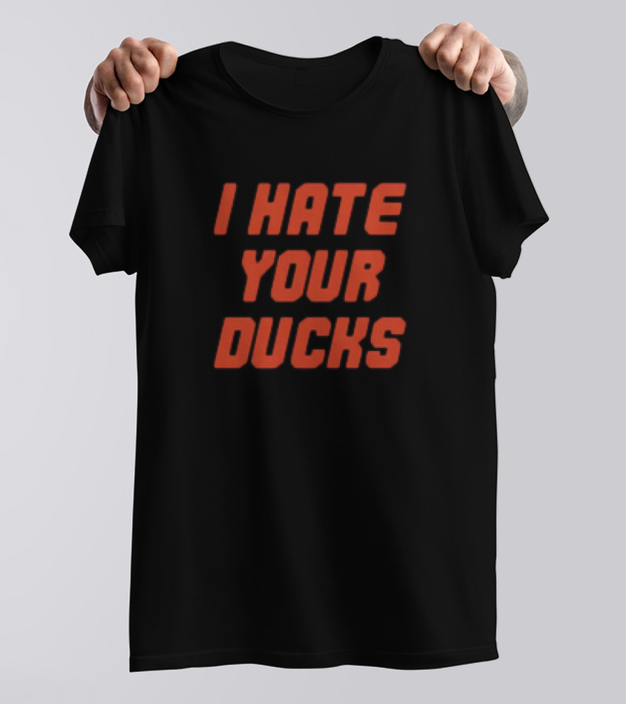 Beavers Troll I Hate Your Ducks T-Shirt