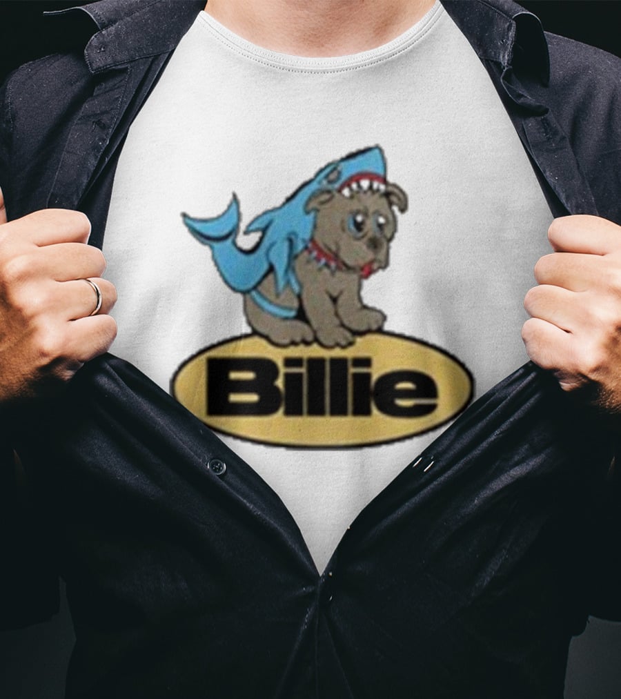 Billie Eilish Shark Puppy Raglan T-Shirt