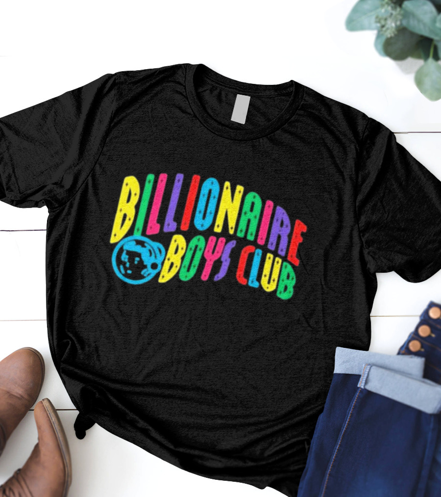 Billionaire Boys Club Kids Colorful Arch Logo With Astronaut T-Shirt