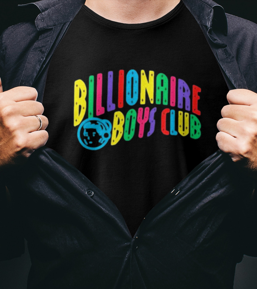 Billionaire Boys Club Kids Colorful Arch Logo With Astronaut T-Shirt