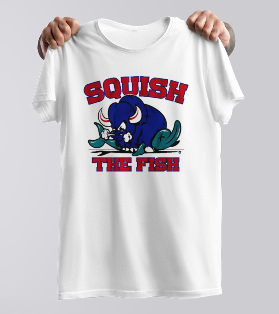 Buffalo Bills NFL Squish The Fish T-Shirt
