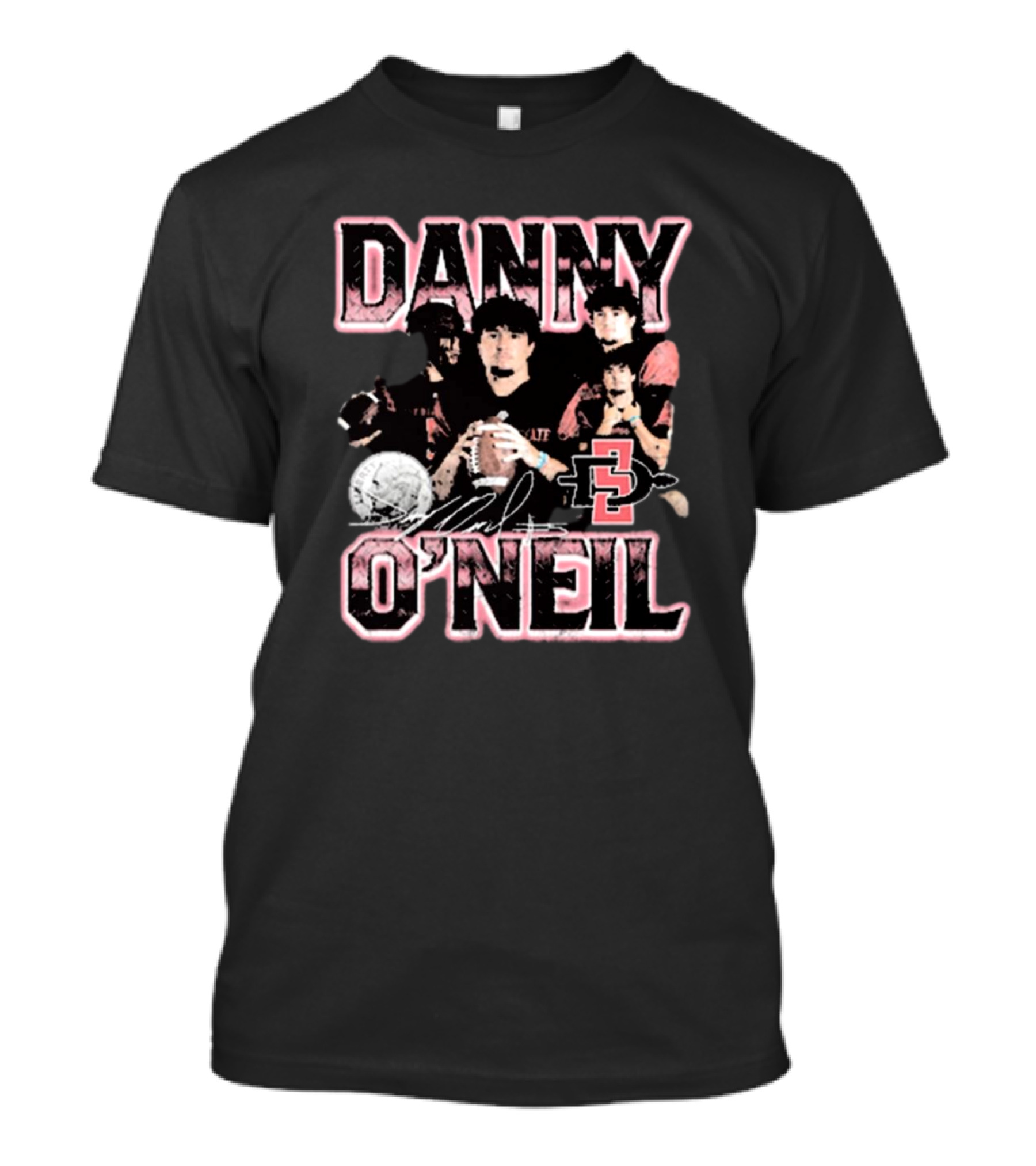 Danny O’Neil San Diego State Aztecs Football 90s Signature Retro T-Shirt