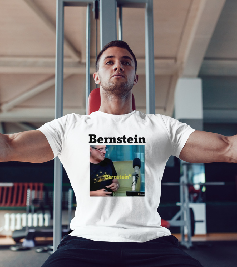 Bernstein Snarky Reply In Radio Studio Scene Featuring Microphone T-Shirt