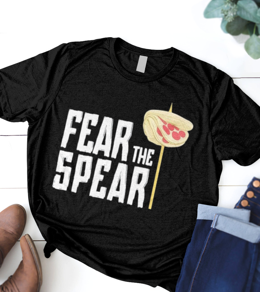 Detroit Tigers Fear The Spear Pizza T-Shirt