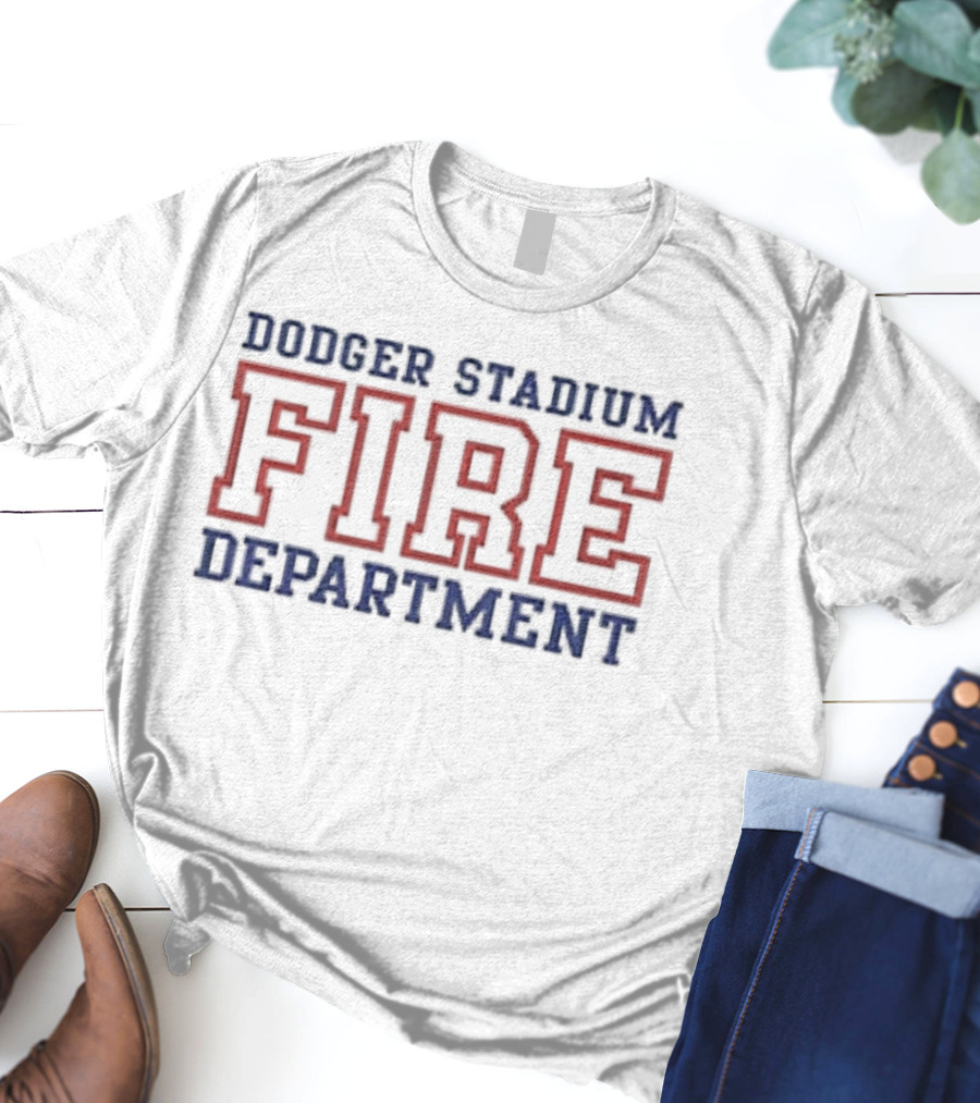 Dodger Stadium Fire Department Giveaway Event T-Shirt