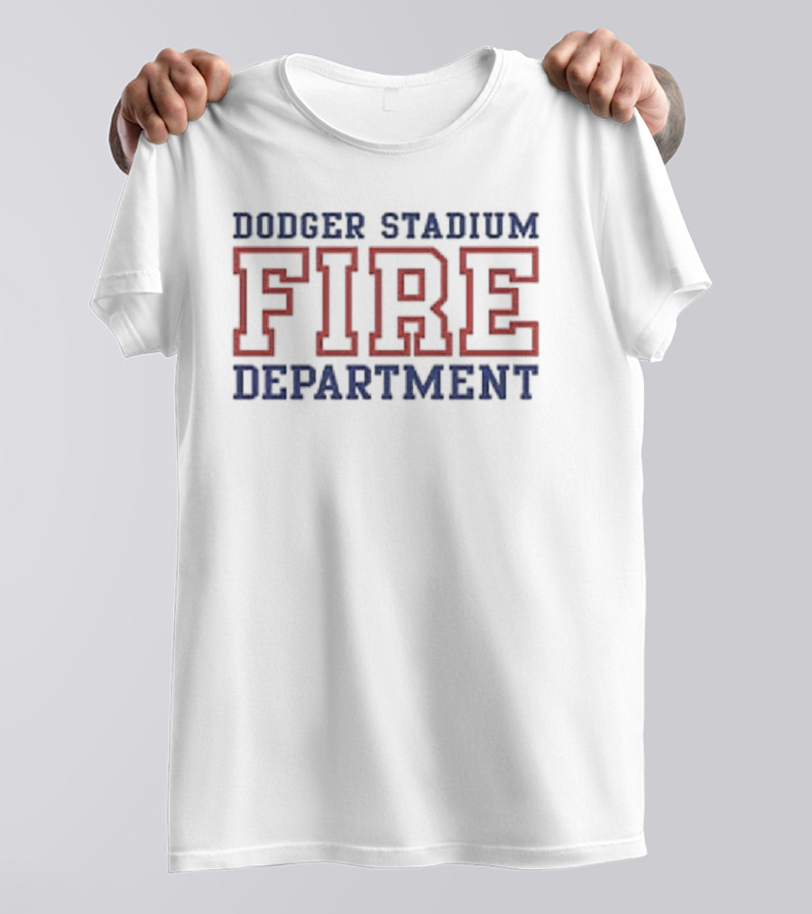 Dodger Stadium Fire Department Giveaway Event T-Shirt