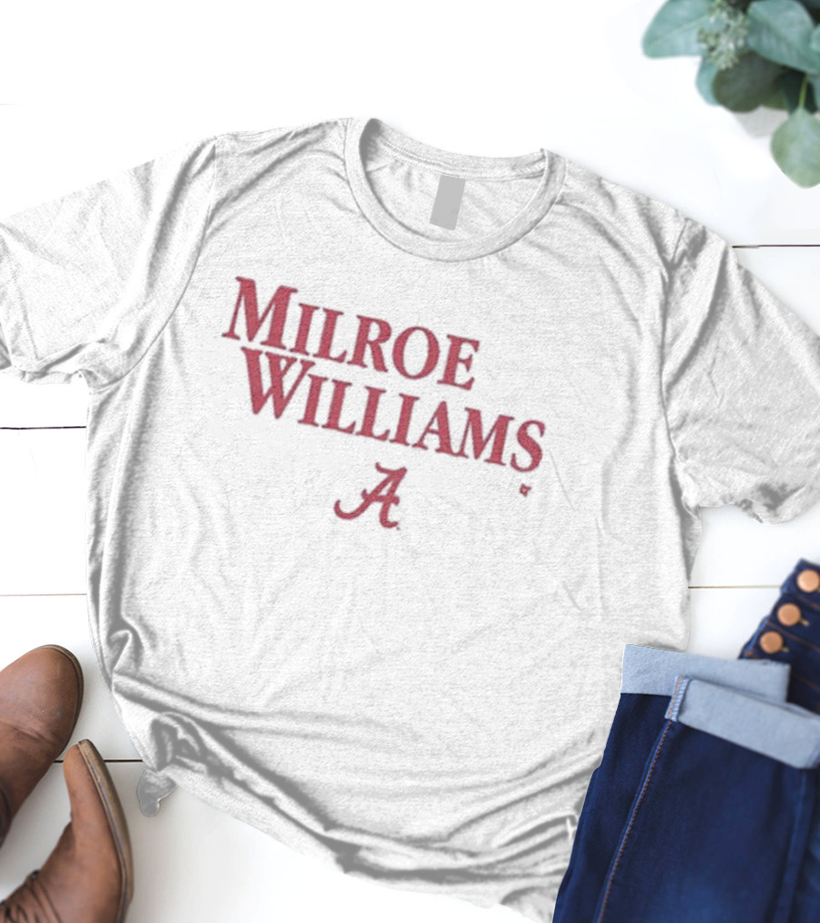 Milroe Williams ’24 Alabama Football A T-Shirt