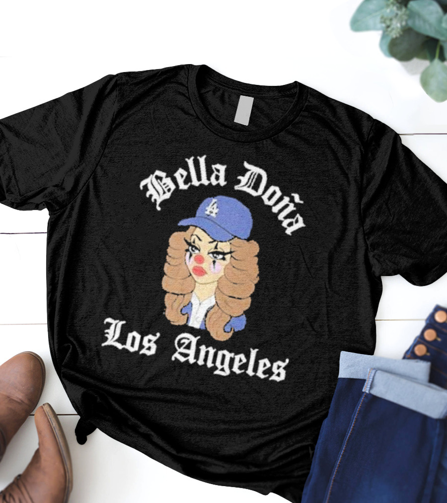 Bella Doña Los Angeles Dodgers Baseball T-Shirt