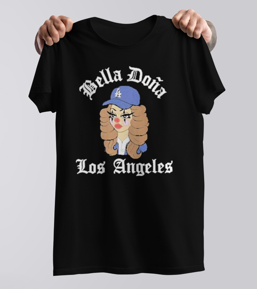 Bella Doña Los Angeles Dodgers Baseball T-Shirt