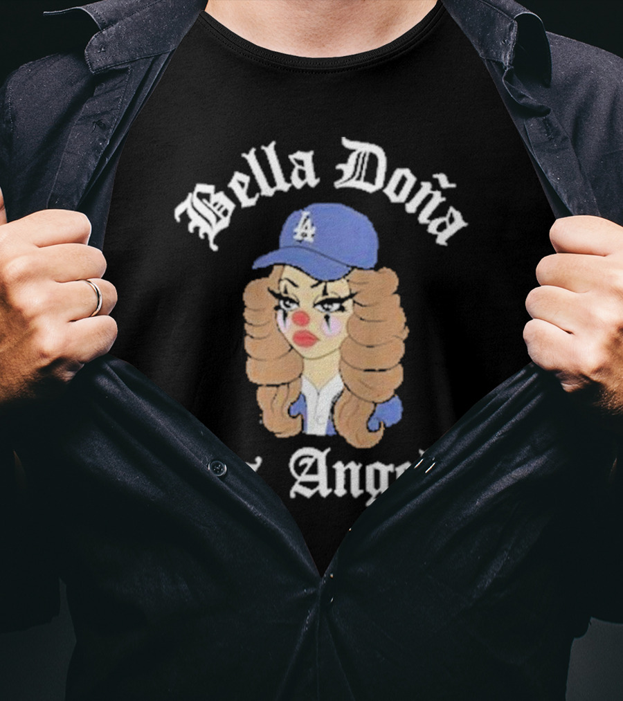 Bella Doña Los Angeles Dodgers Baseball T-Shirt