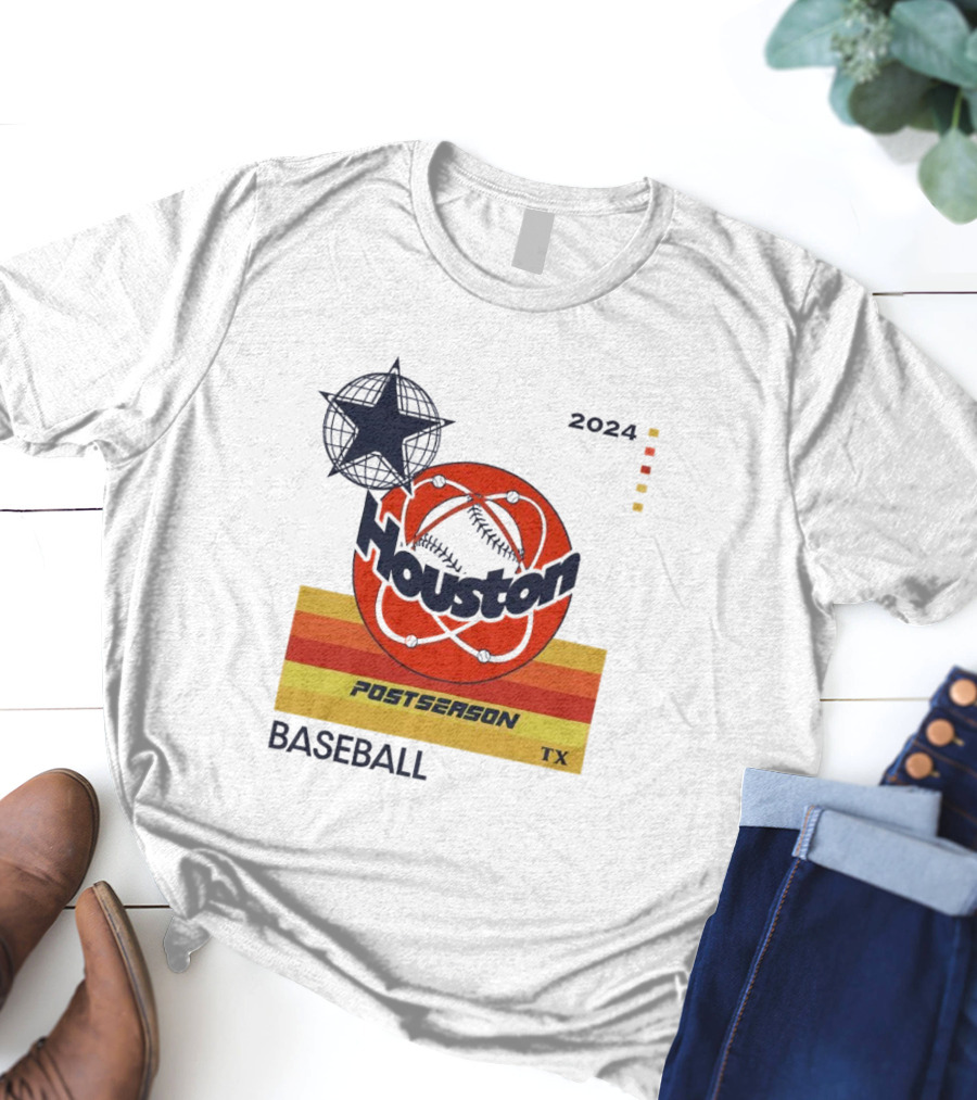 Houston TX Postseason Baseball October T-Shirt