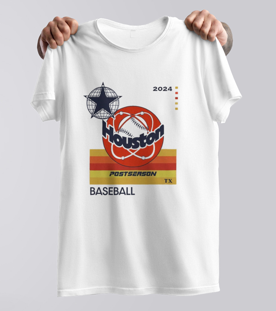 Houston TX Postseason Baseball October T-Shirt