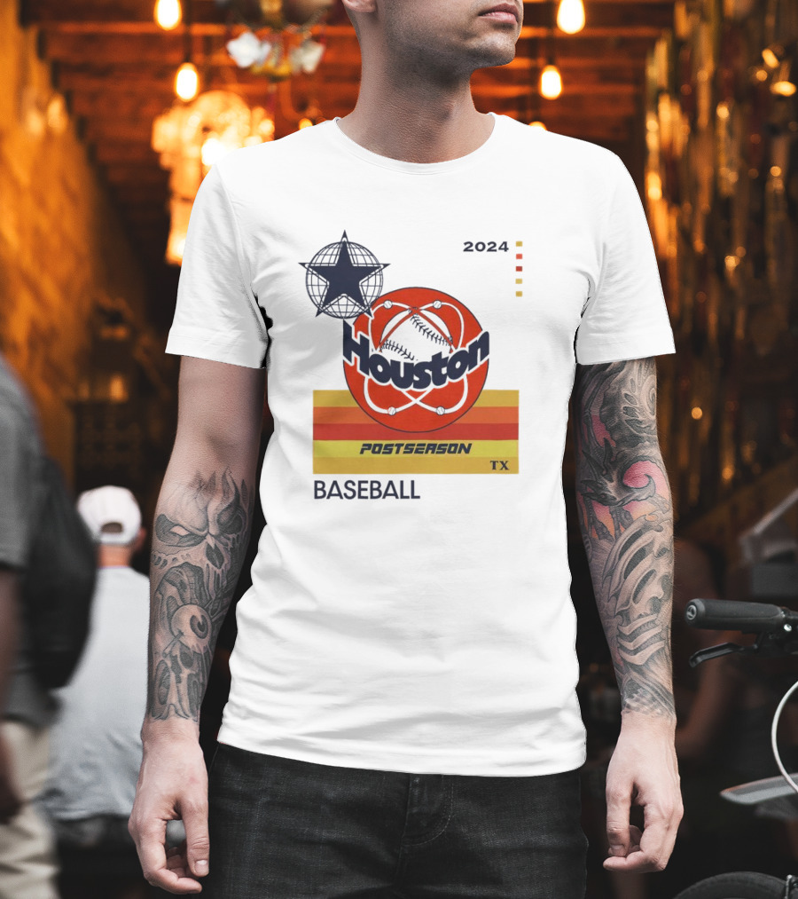 Houston TX Postseason Baseball October T-Shirt