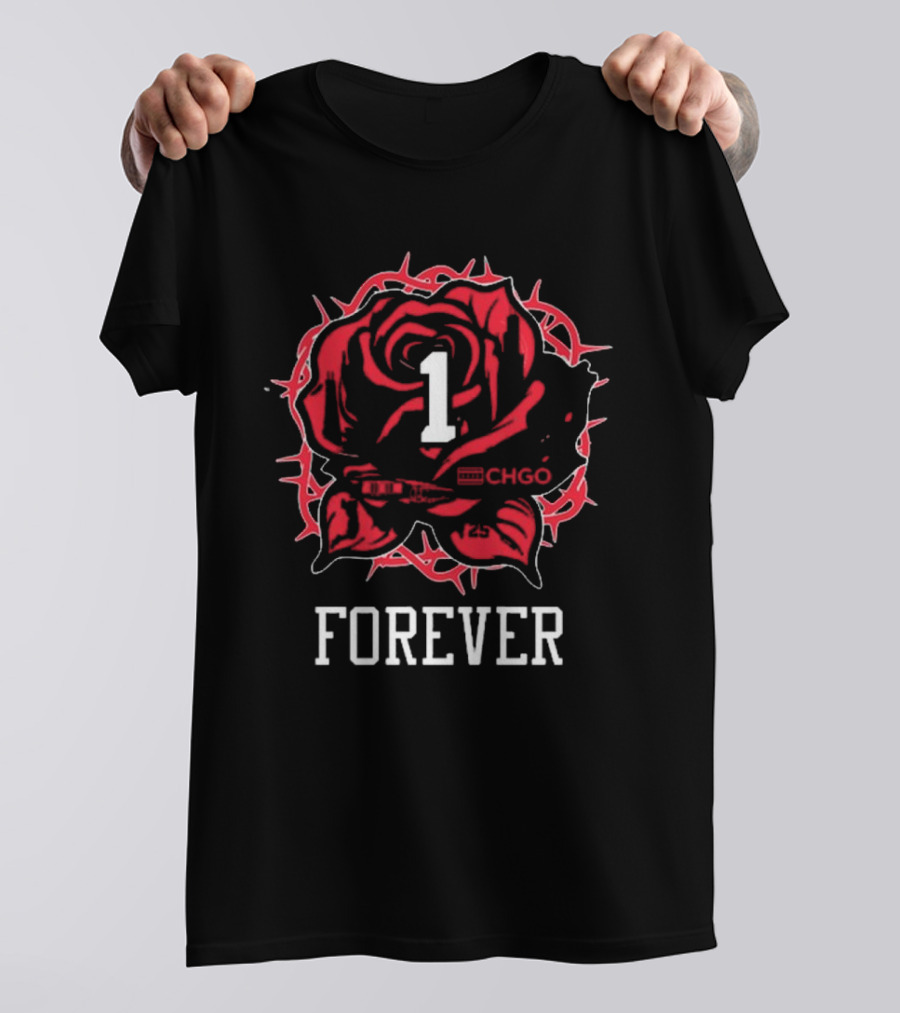 CHGO Chicago Bulls Rose 1 Forever T-Shirt