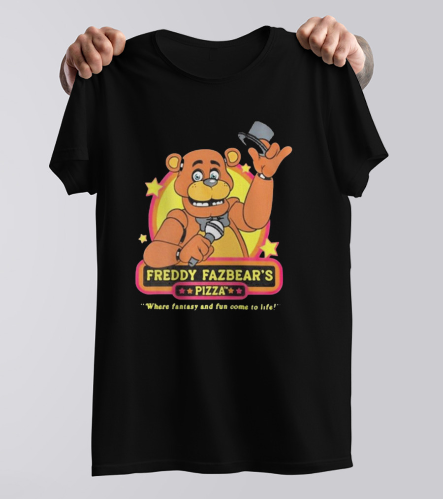 Freddy Fazbear’s Pizza Where Fantasy And Fun Come To Life Five Nights At Freddy’s T-Shirt