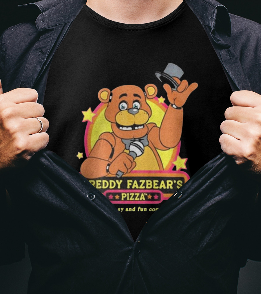 Freddy Fazbear’s Pizza Where Fantasy And Fun Come To Life Five Nights At Freddy’s T-Shirt