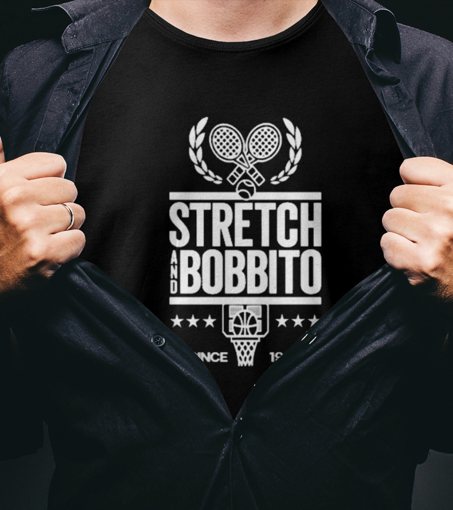 Koolboblove Stretch And Bobbito Court Tennis And Basketball Since 1990 T-Shirt