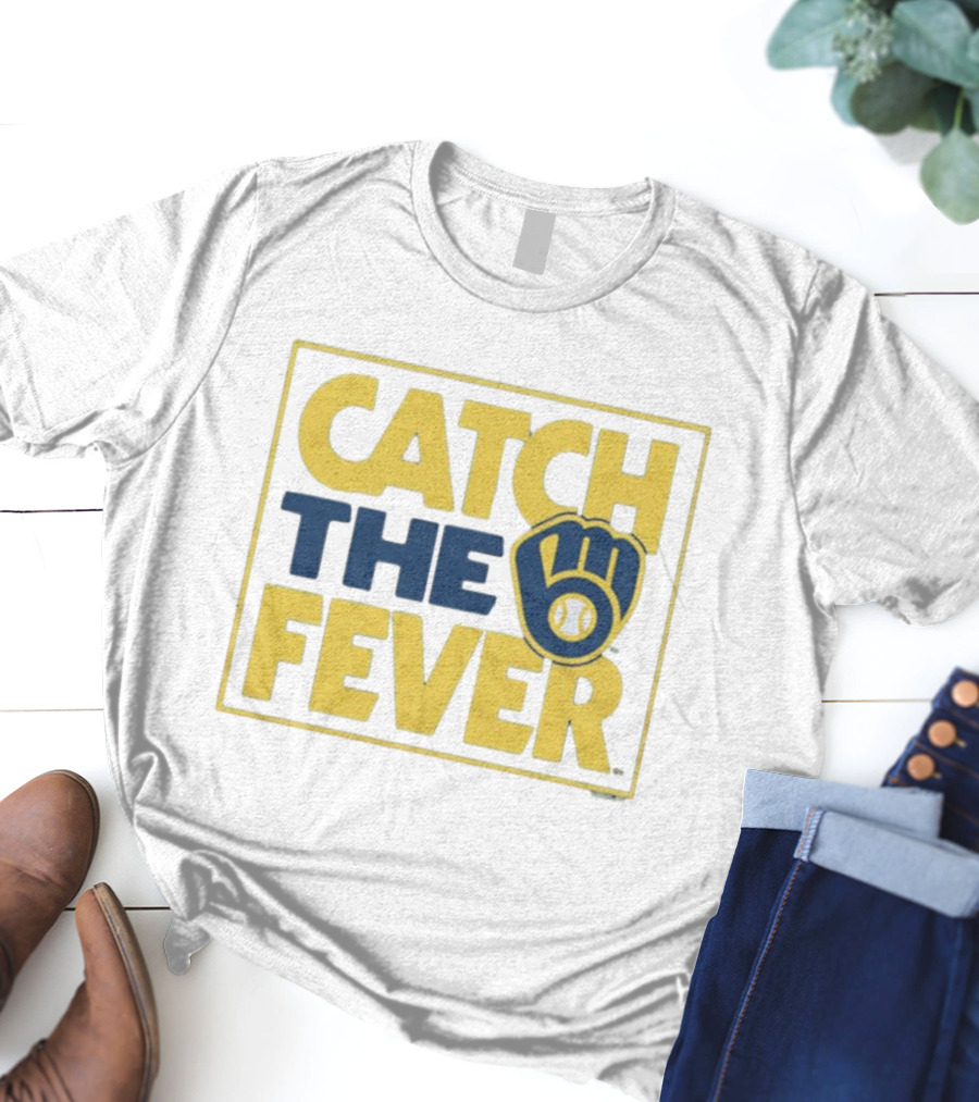 Catch The Fever MLB Milwaukee Brewers T-Shirt