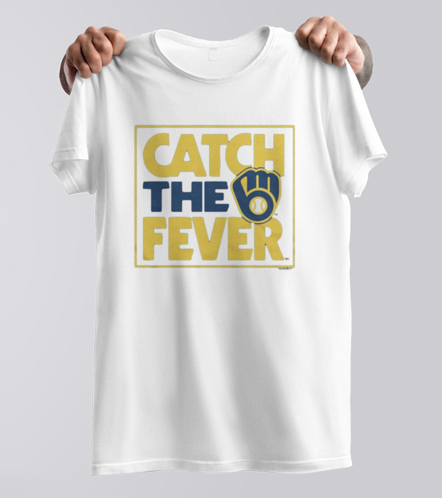 Catch The Fever MLB Milwaukee Brewers T-Shirt