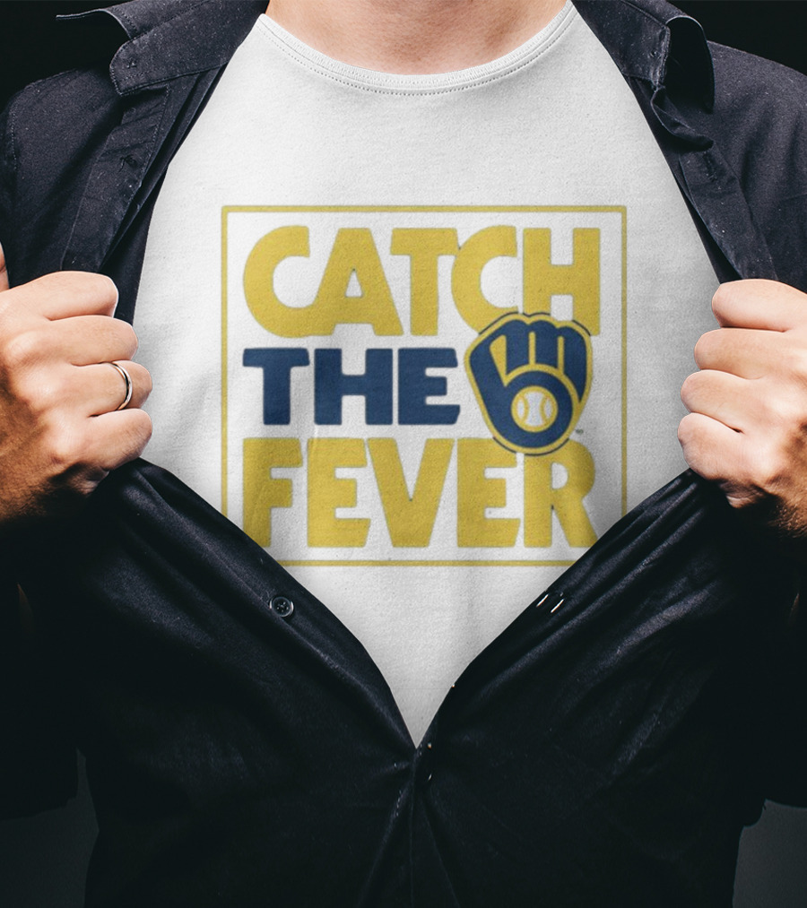 Catch The Fever MLB Milwaukee Brewers T-Shirt